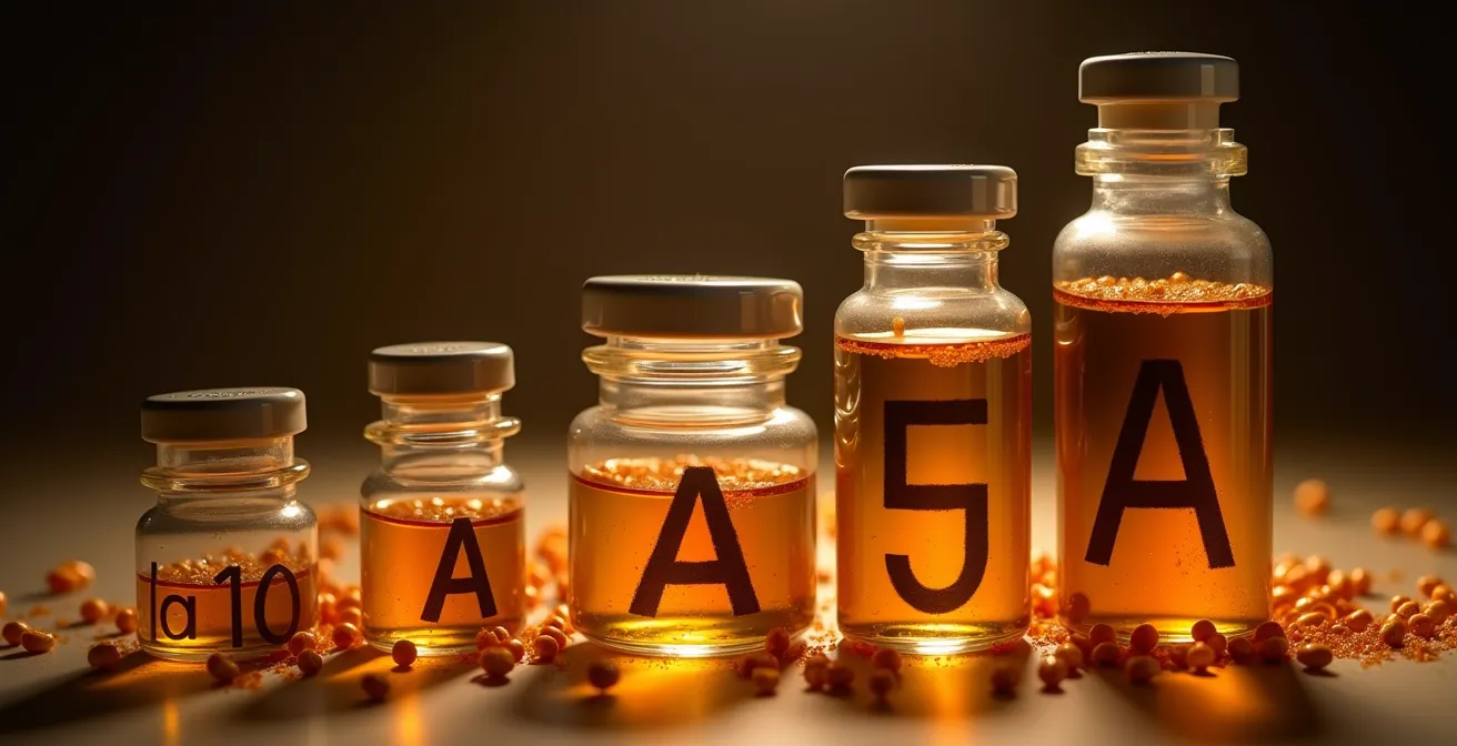Visualisation des risques d'accumulation de vitamines avec plusieurs compléments
