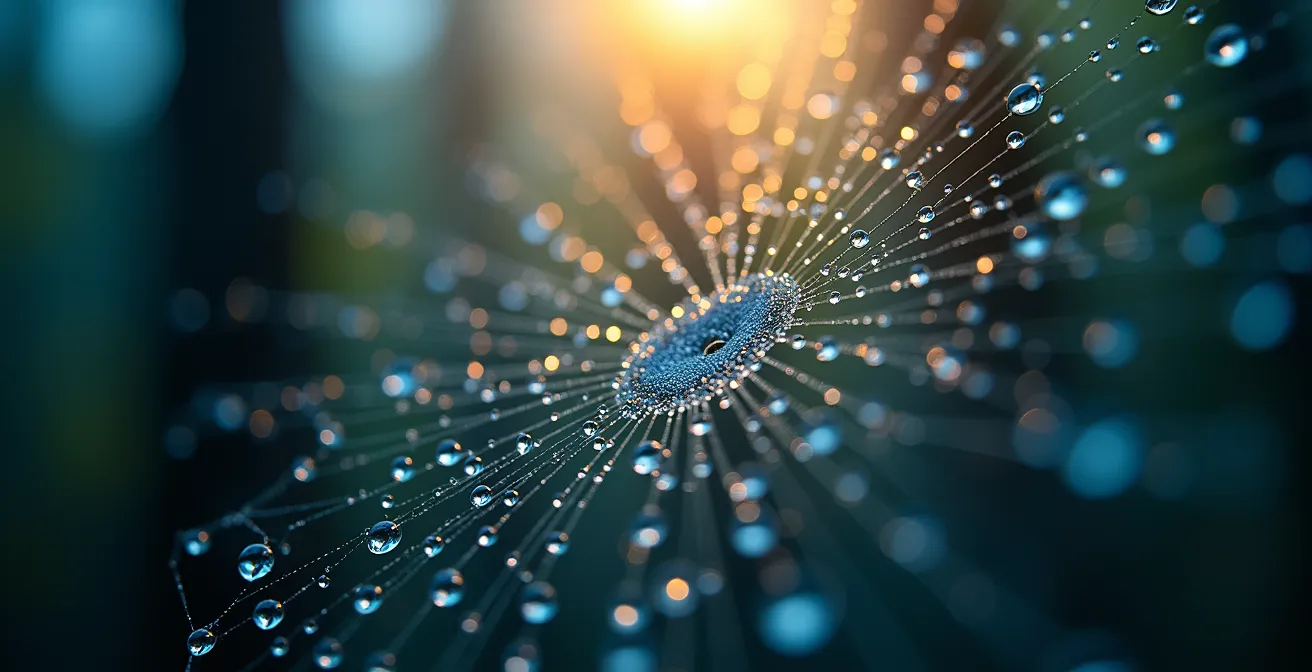 Vue macro de connexions neuronales brillantes évoquant la plasticité cérébrale